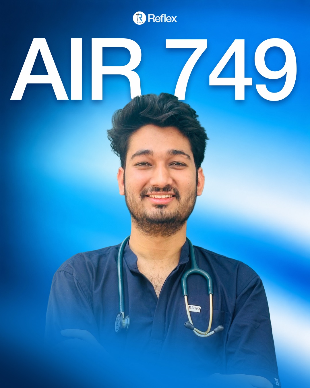 Dr. Amulya Vashistha, AIR 749