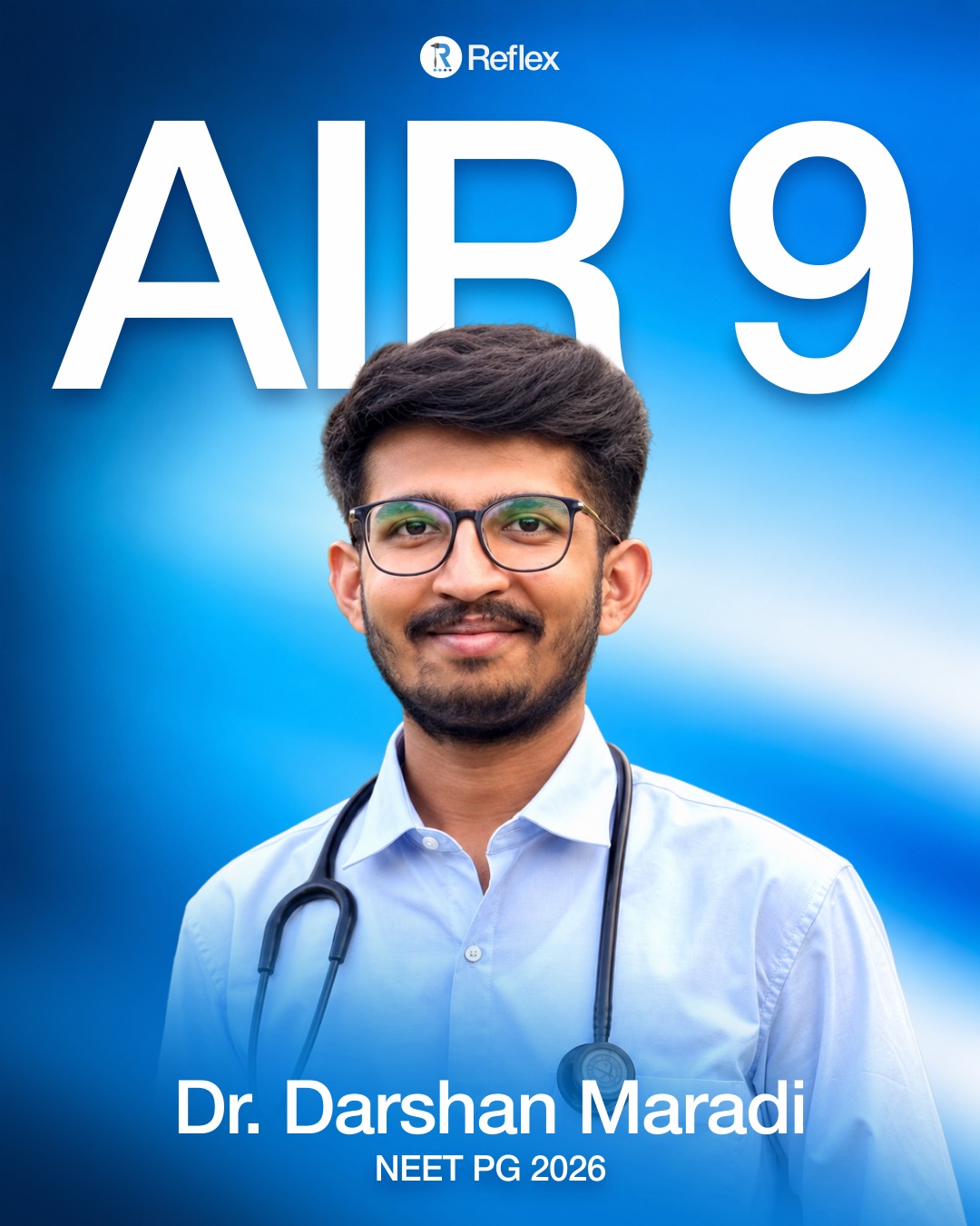 Dr. Darshan Maradi, AIR 9